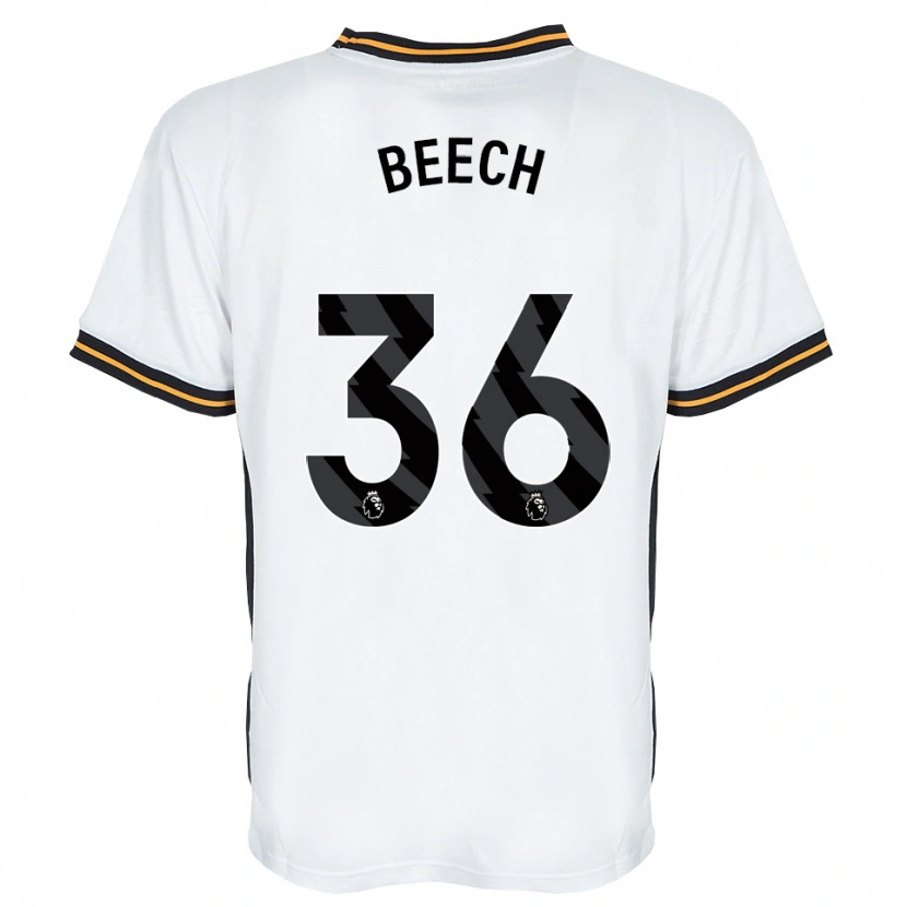 Danxen Enfant Maillot Amy Beech #36 Blanc Orange Noir Tenues Extérieur 2026/27 T-Shirt