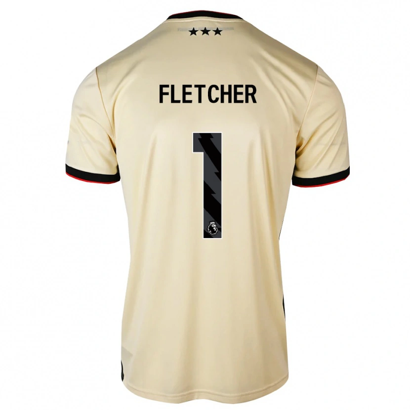 Danxen Enfant Maillot William Fletcher #1 Chiffon De Citron Noir Rouge Tenues Extérieur 2026/27 T-Shirt
