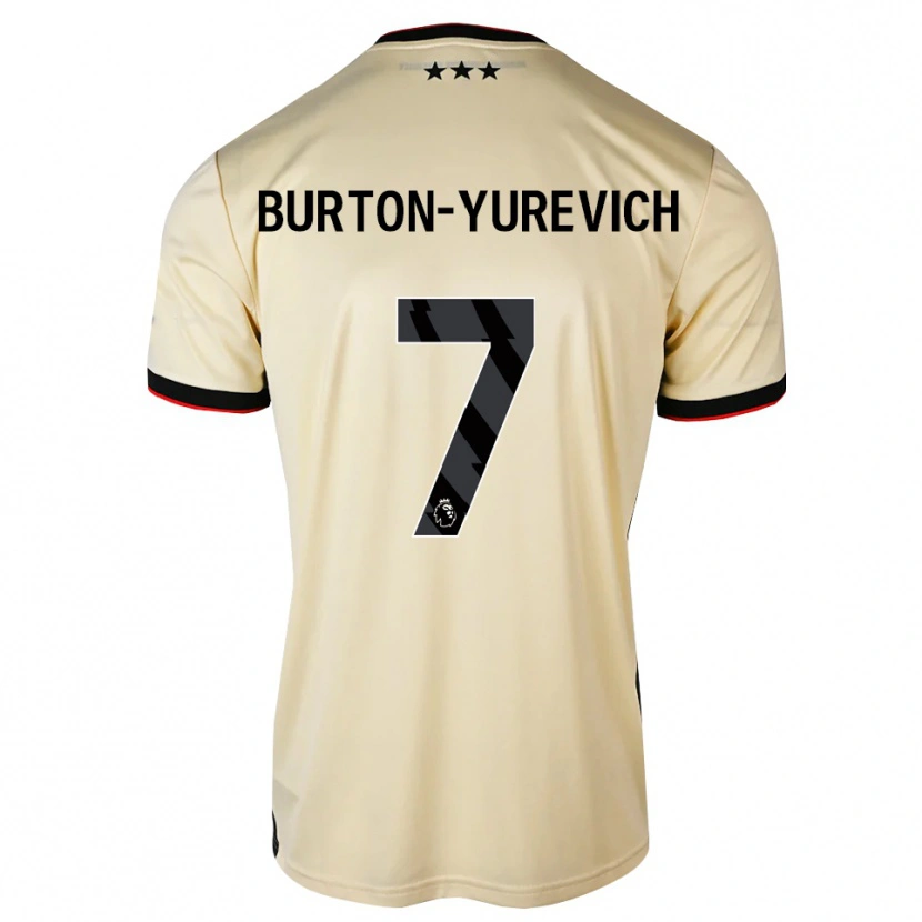Danxen Enfant Maillot Roman Burton-Yurevich #7 Chiffon De Citron Noir Rouge Tenues Extérieur 2026/27 T-Shirt
