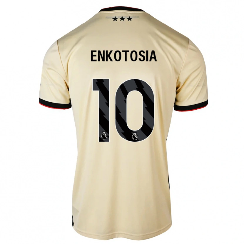 Danxen Enfant Maillot Jojo Enkotosia #10 Chiffon De Citron Noir Rouge Tenues Extérieur 2026/27 T-Shirt
