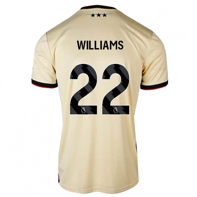 Danxen Enfant Maillot Evie Williams #22 Chiffon De Citron Noir Rouge Tenues Extérieur 2026/27 T-Shirt