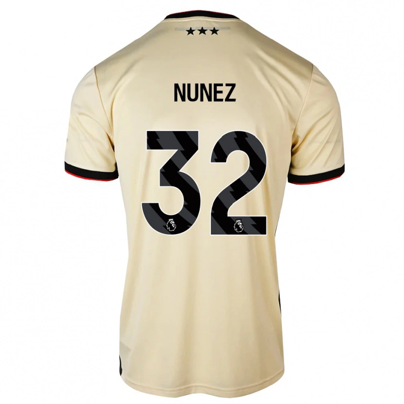 Danxen Enfant Maillot Marcelino Núñez #32 Chiffon De Citron Noir Rouge Tenues Extérieur 2026/27 T-Shirt