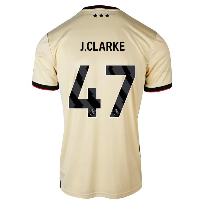 Danxen Enfant Maillot Jack Clarke #47 Chiffon De Citron Noir Rouge Tenues Extérieur 2026/27 T-Shirt
