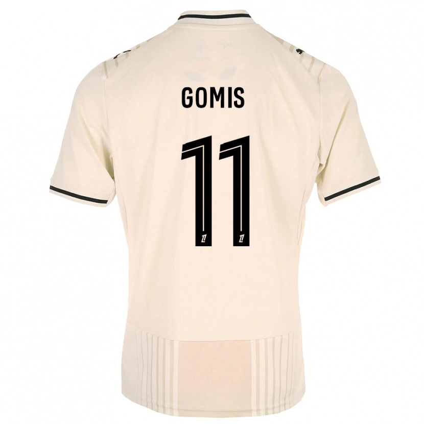 Danxen Enfant Maillot Iron Gomis #11 Dentelle Ancienne Noir Blanc Antique Tenues Extérieur 2026/27 T-Shirt