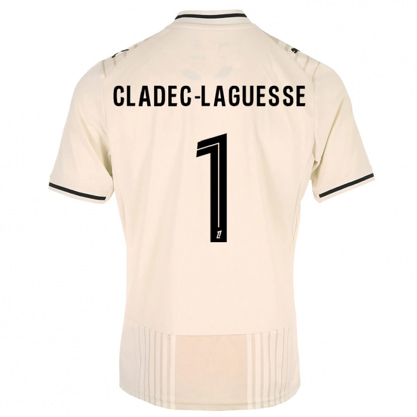 Danxen Enfant Maillot Christopher Cladec-Laguesse #1 Dentelle Ancienne Noir Blanc Antique Tenues Extérieur 2026/27 T-Shirt