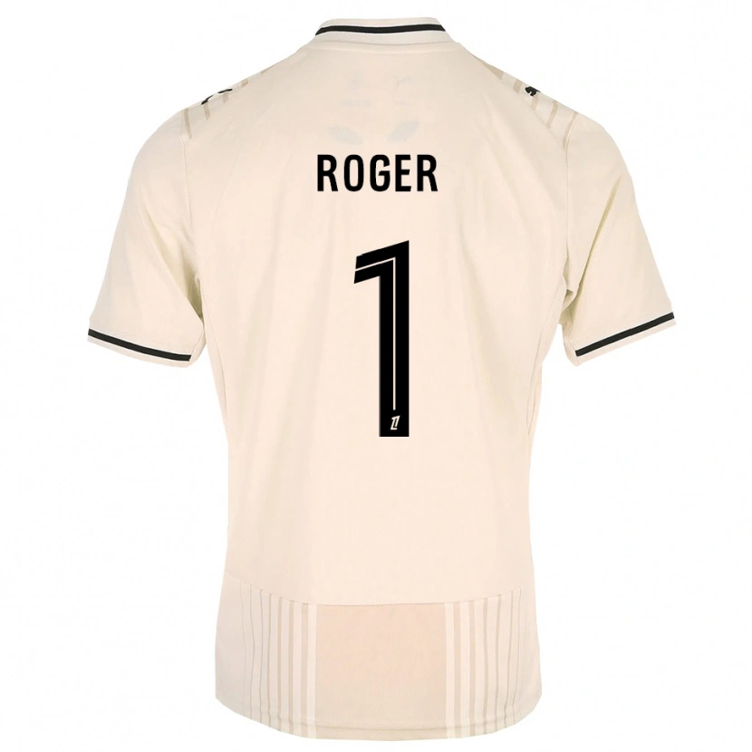 Danxen Enfant Maillot Ethan Roger #1 Dentelle Ancienne Noir Blanc Antique Tenues Extérieur 2026/27 T-Shirt