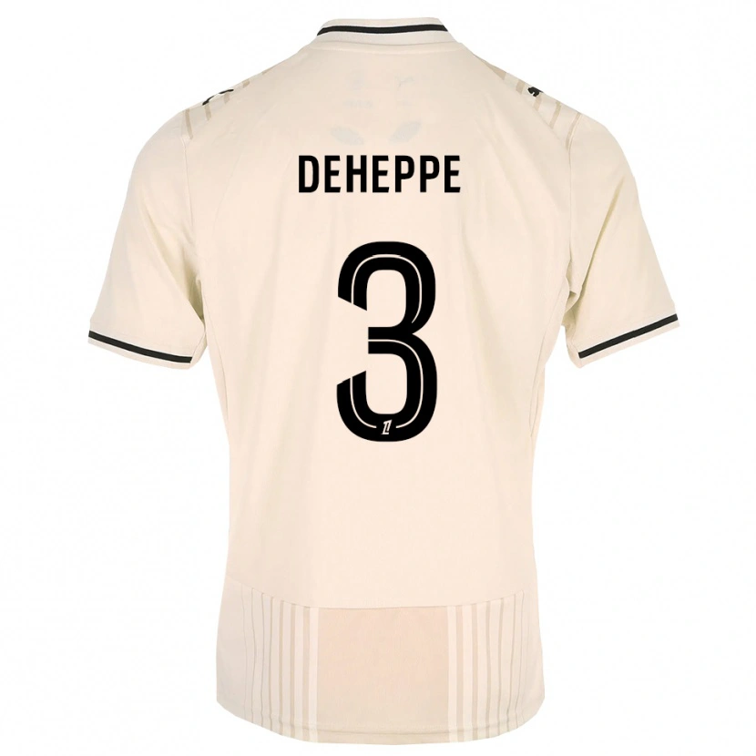 Danxen Enfant Maillot Nathan Deheppe #3 Dentelle Ancienne Noir Blanc Antique Tenues Extérieur 2026/27 T-Shirt