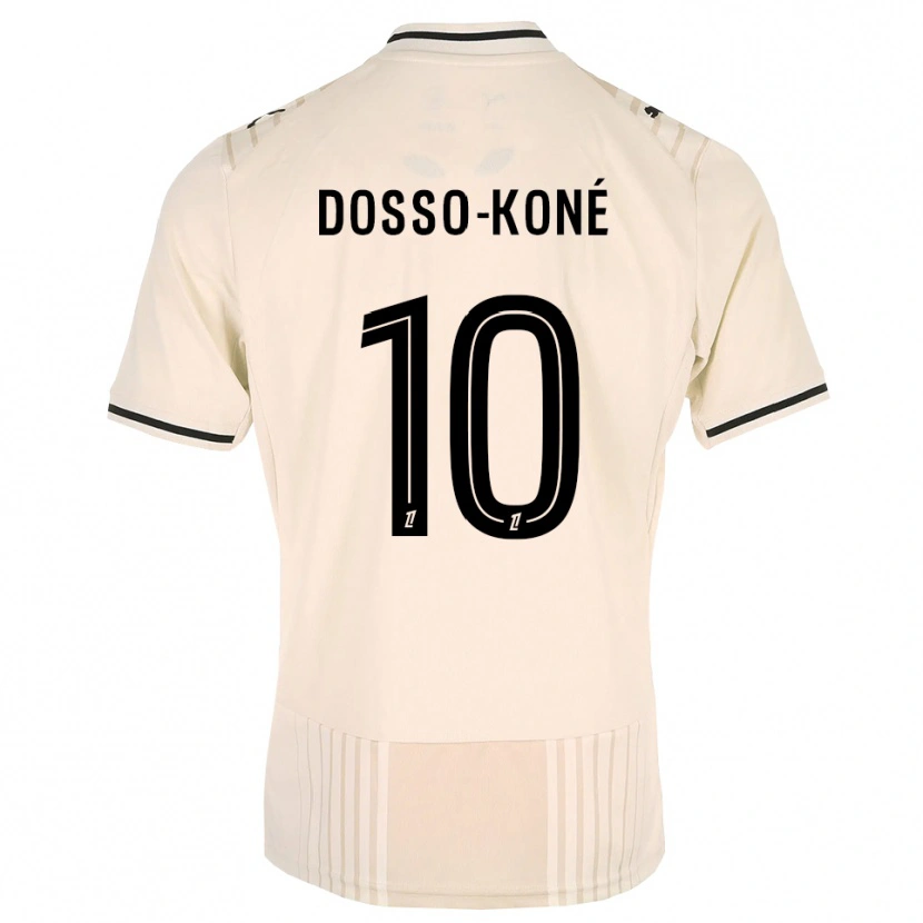 Danxen Enfant Maillot Namory Dosso-Koné #10 Dentelle Ancienne Noir Blanc Antique Tenues Extérieur 2026/27 T-Shirt