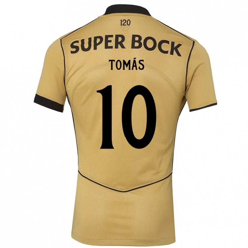 Danxen Enfant Maillot Duarte Tomás #10 Goldenrod Noir Tenues Extérieur 2026/27 T-Shirt