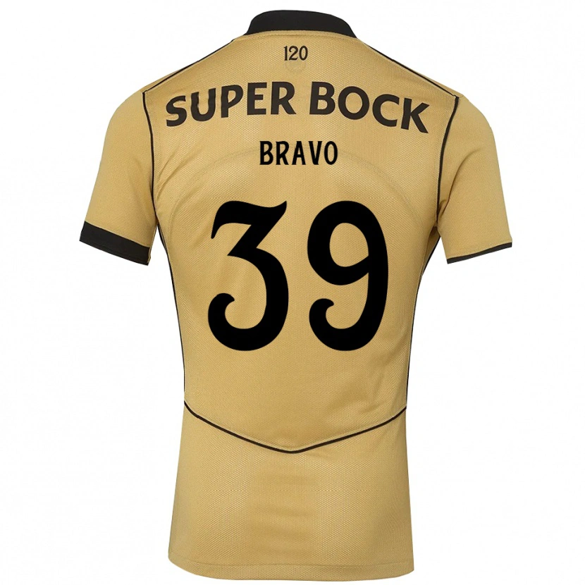 Danxen Enfant Maillot Bravo #39 Goldenrod Noir Tenues Extérieur 2026/27 T-Shirt