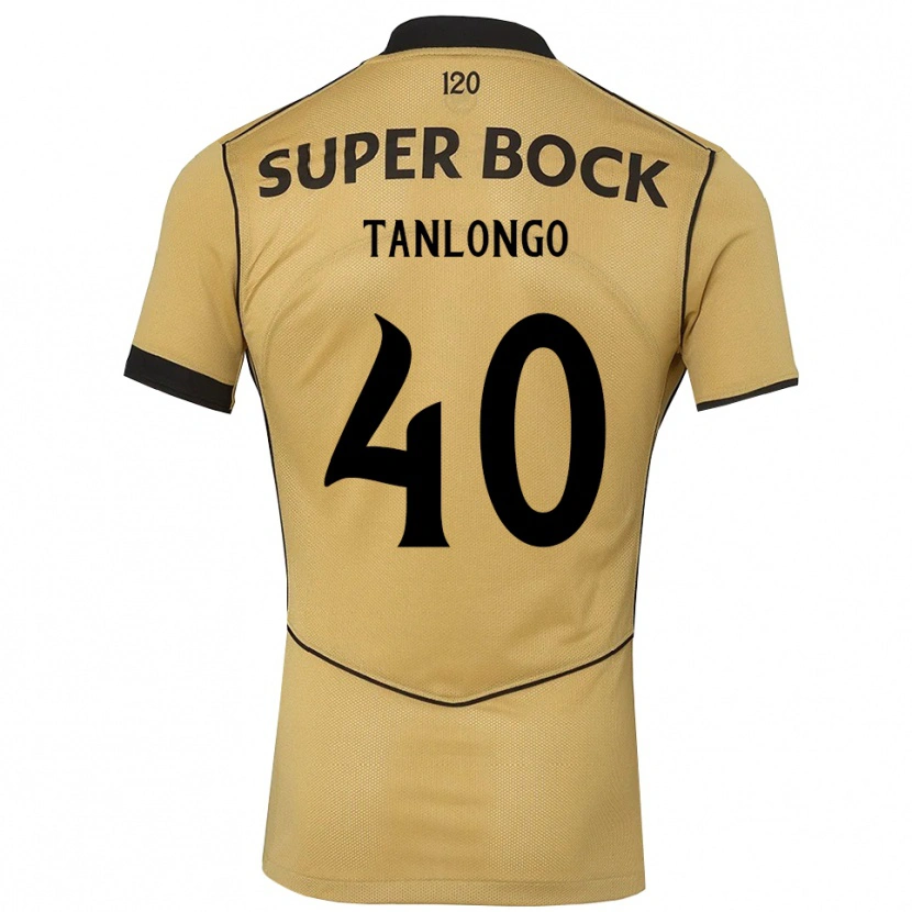 Danxen Enfant Maillot Mateo Tanlongo #40 Goldenrod Noir Tenues Extérieur 2026/27 T-Shirt
