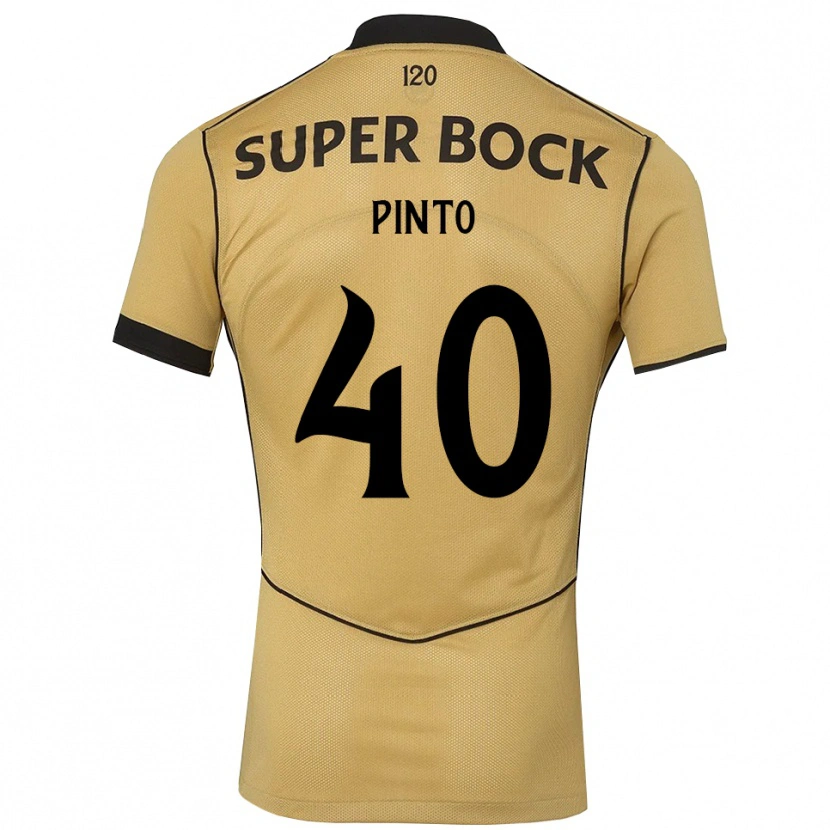 Danxen Enfant Maillot Rita Pinto De Almeida #40 Goldenrod Noir Tenues Extérieur 2026/27 T-Shirt