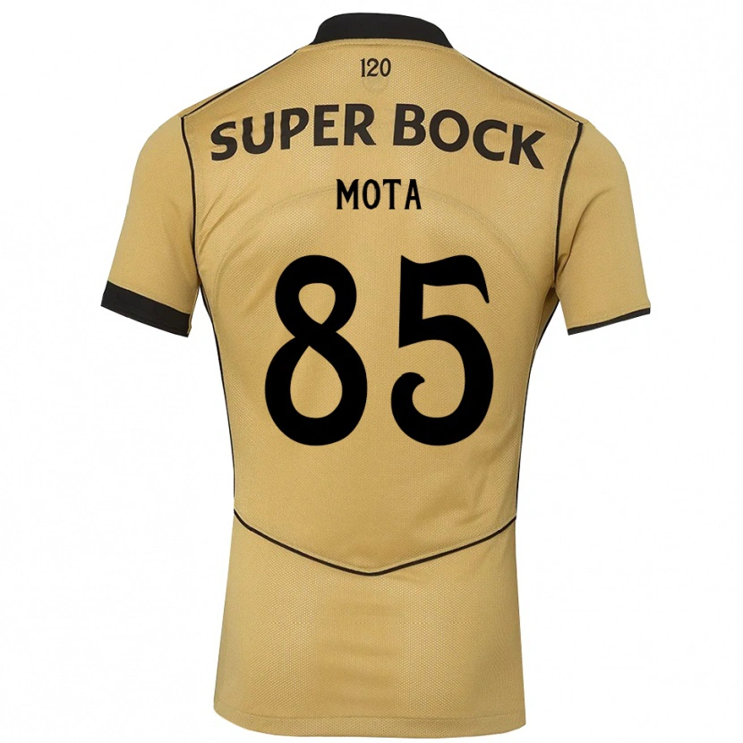 Danxen Enfant Maillot Rafael Mota #85 Goldenrod Noir Tenues Extérieur 2026/27 T-Shirt