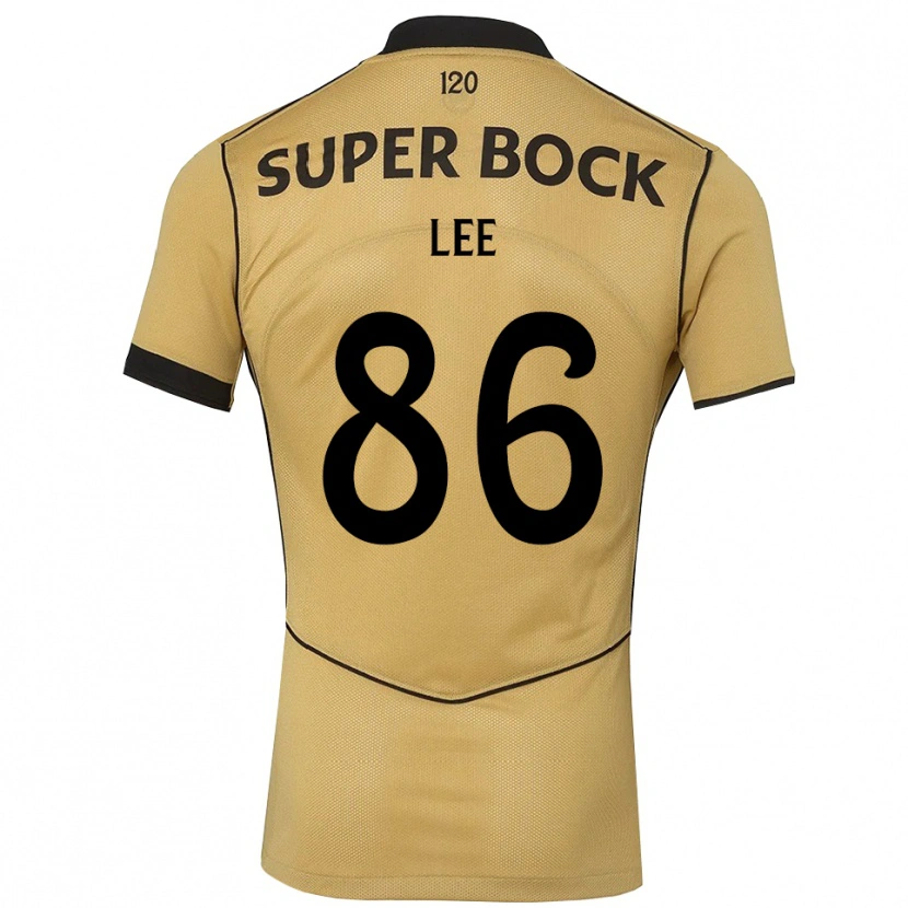 Danxen Enfant Maillot Afonso Lee #86 Goldenrod Noir Tenues Extérieur 2026/27 T-Shirt