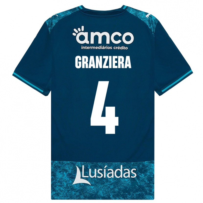Danxen Enfant Maillot Emanuele Granziera #4 Darkslategray Mediumturquoise Tenues Extérieur 2026/27 T-Shirt