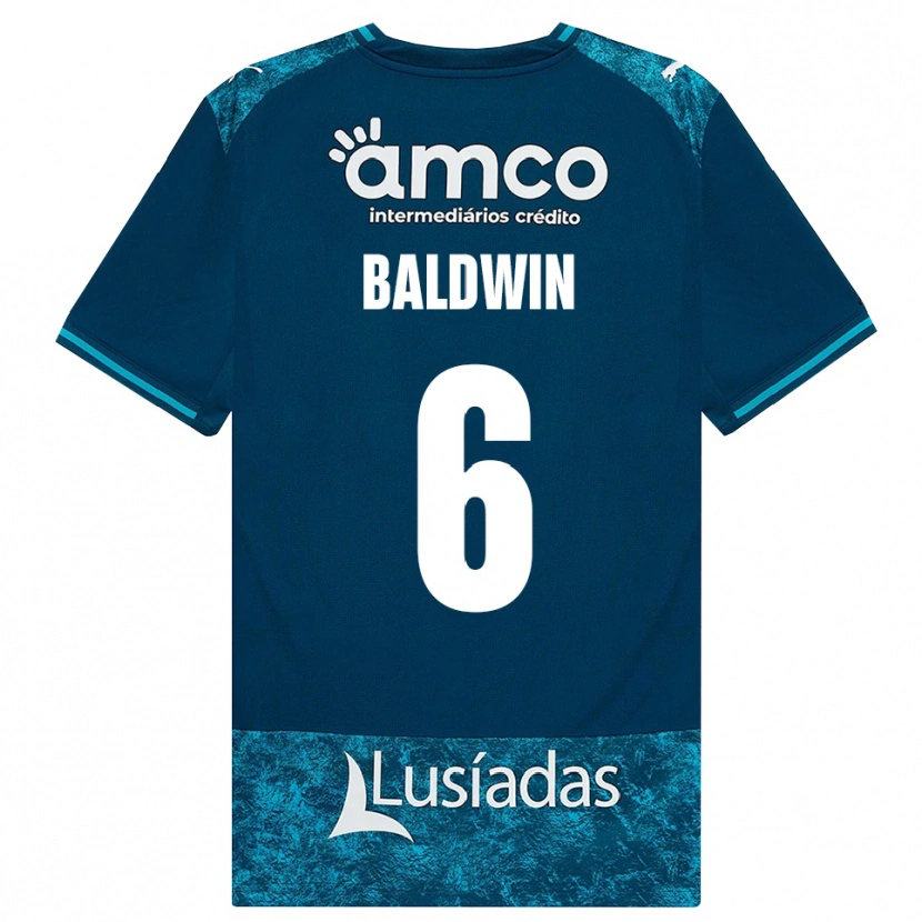 Danxen Enfant Maillot Carlyn Baldwin #6 Darkslategray Mediumturquoise Tenues Extérieur 2026/27 T-Shirt