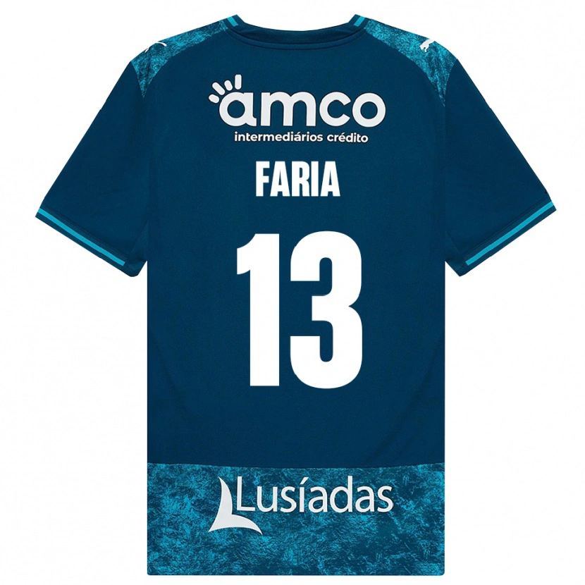 Danxen Enfant Maillot Hélder Faria #13 Darkslategray Mediumturquoise Tenues Extérieur 2026/27 T-Shirt