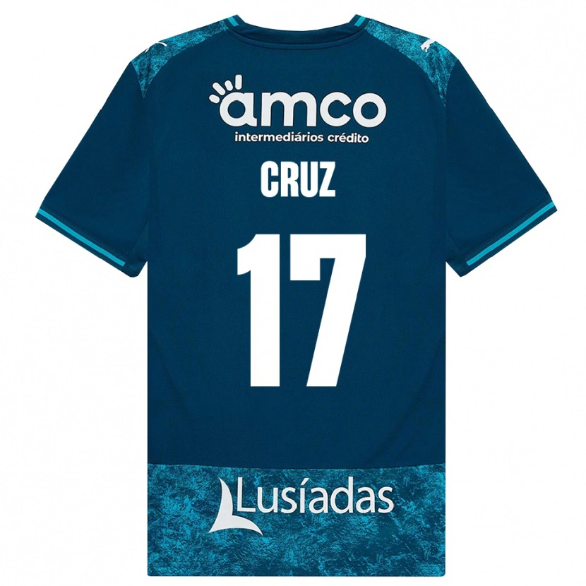Danxen Enfant Maillot Salvador Cruz #17 Darkslategray Mediumturquoise Tenues Extérieur 2026/27 T-Shirt