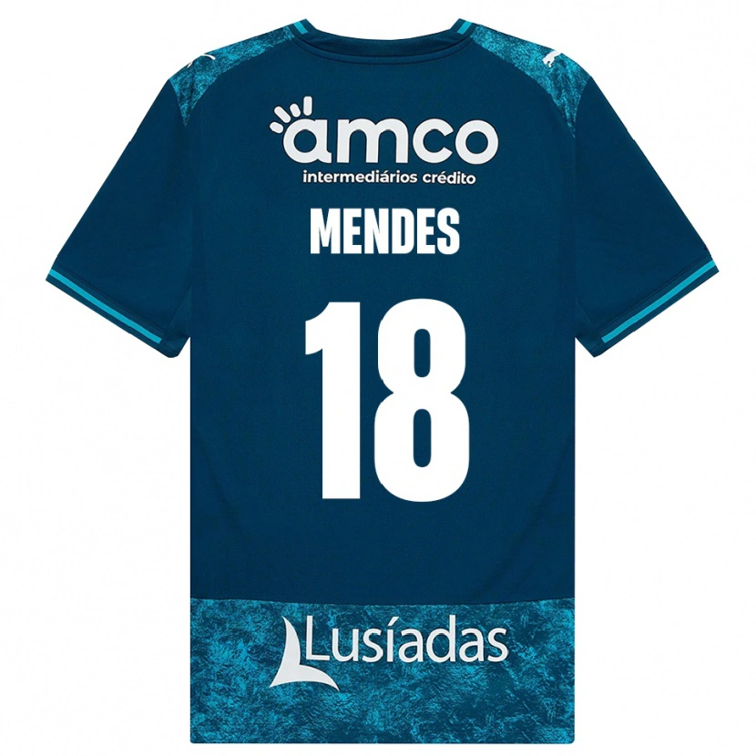 Danxen Enfant Maillot Carolina Mendes #18 Darkslategray Mediumturquoise Tenues Extérieur 2026/27 T-Shirt
