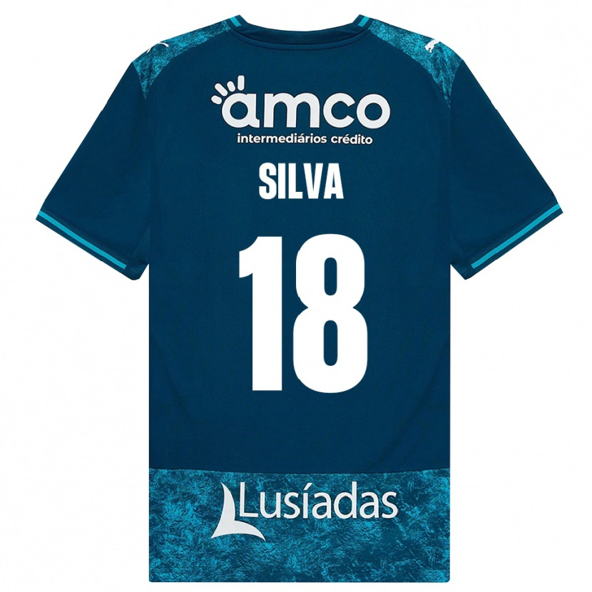 Danxen Enfant Maillot Dani Silva #18 Darkslategray Mediumturquoise Tenues Extérieur 2026/27 T-Shirt