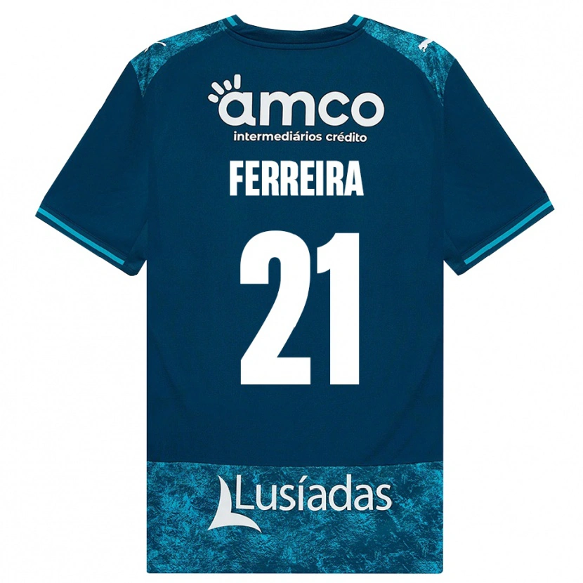 Danxen Enfant Maillot Ana Carolina Ferreira #21 Darkslategray Mediumturquoise Tenues Extérieur 2026/27 T-Shirt