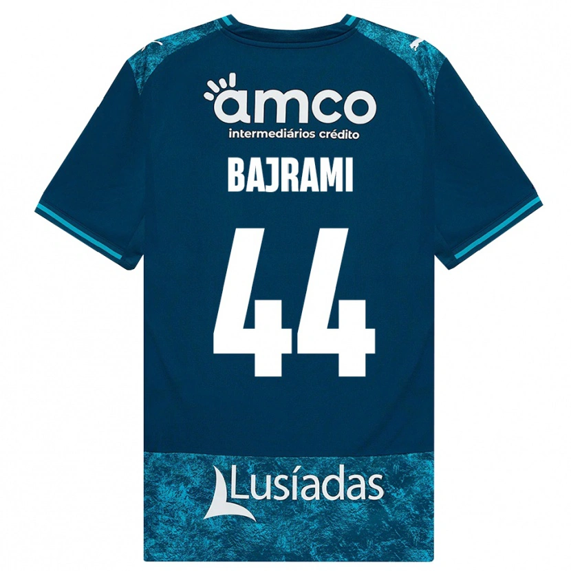 Danxen Enfant Maillot Adrian Bajrami #44 Darkslategray Mediumturquoise Tenues Extérieur 2026/27 T-Shirt