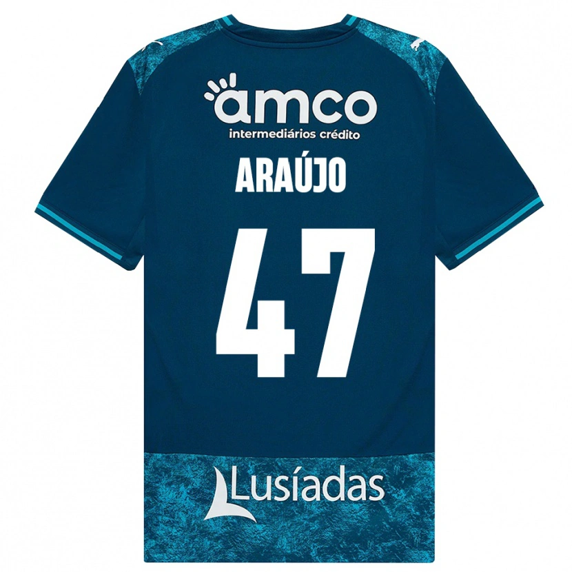 Danxen Enfant Maillot Matheus Araújo #47 Darkslategray Mediumturquoise Tenues Extérieur 2026/27 T-Shirt