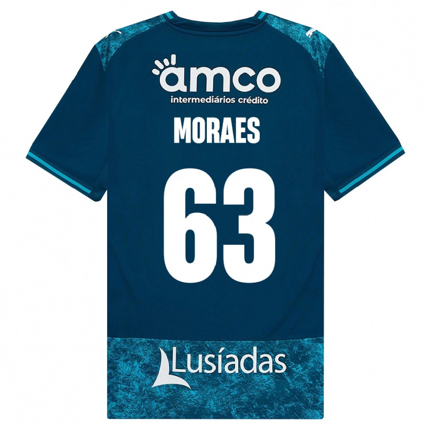Danxen Enfant Maillot Guilherme Moraes #63 Darkslategray Mediumturquoise Tenues Extérieur 2026/27 T-Shirt