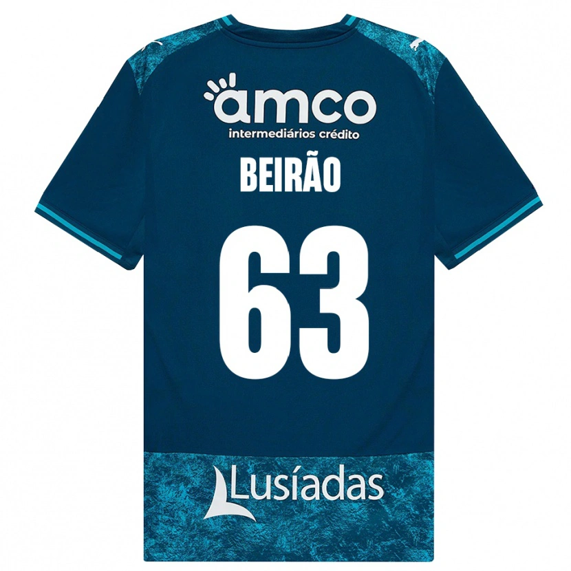 Danxen Enfant Maillot Rodrigo Beirão #63 Darkslategray Mediumturquoise Tenues Extérieur 2026/27 T-Shirt