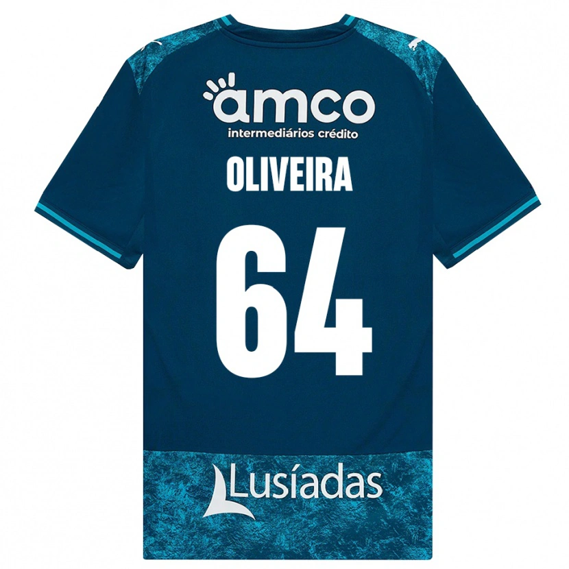 Danxen Enfant Maillot Lucas Oliveira #64 Darkslategray Mediumturquoise Tenues Extérieur 2026/27 T-Shirt