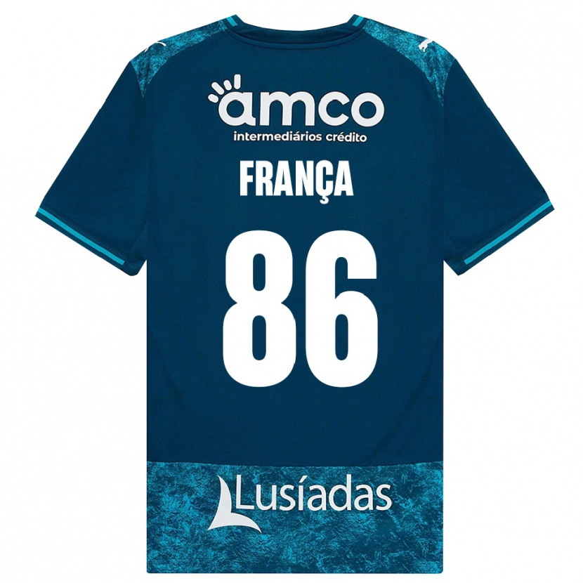 Danxen Enfant Maillot Francisco França #86 Darkslategray Mediumturquoise Tenues Extérieur 2026/27 T-Shirt