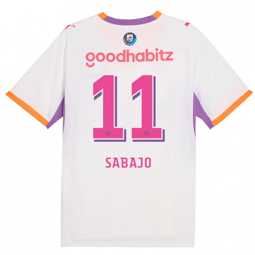 Danxen Enfant Maillot Givenciyo Sabajo #11 Blanc Violet Orange Tenues Extérieur 2026/27 T-Shirt