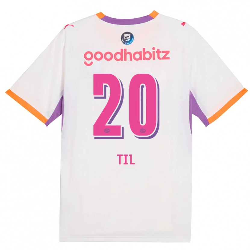 Danxen Enfant Maillot Guus Til #20 Blanc Violet Orange Tenues Extérieur 2026/27 T-Shirt