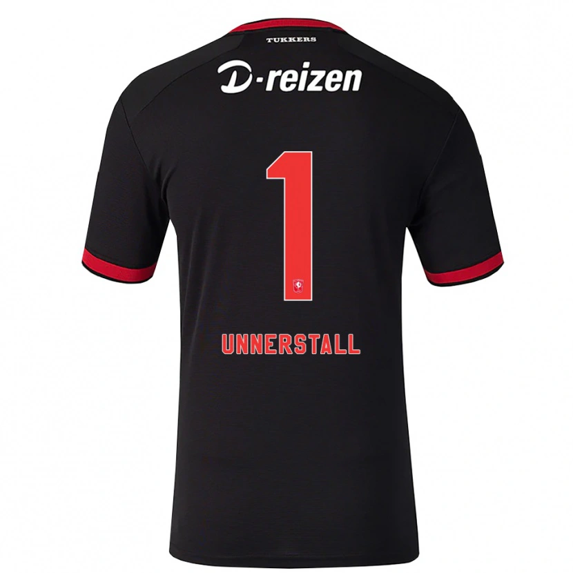 Danxen Enfant Maillot Lars Unnerstall #1 Rouge Blanc Noir Tenues Extérieur 2026/27 T-Shirt