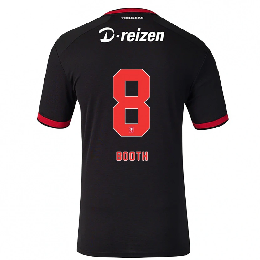 Danxen Enfant Maillot Taylor Booth #8 Rouge Blanc Noir Tenues Extérieur 2026/27 T-Shirt