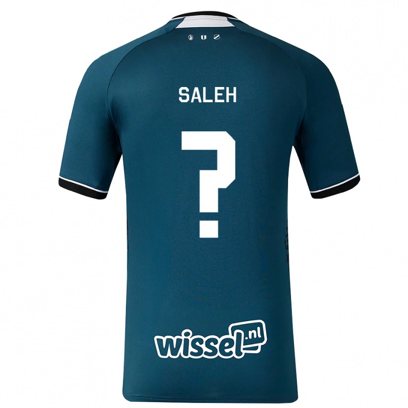 Danxen Enfant Maillot Amir Saleh #0 Darkslategray Blanc Tenues Extérieur 2026/27 T-Shirt