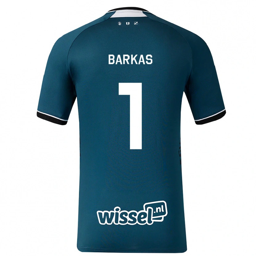 Danxen Enfant Maillot Vasilios Barkas #1 Darkslategray Blanc Tenues Extérieur 2026/27 T-Shirt