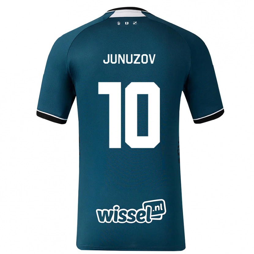 Danxen Enfant Maillot Melih Junuzov #10 Darkslategray Blanc Tenues Extérieur 2026/27 T-Shirt