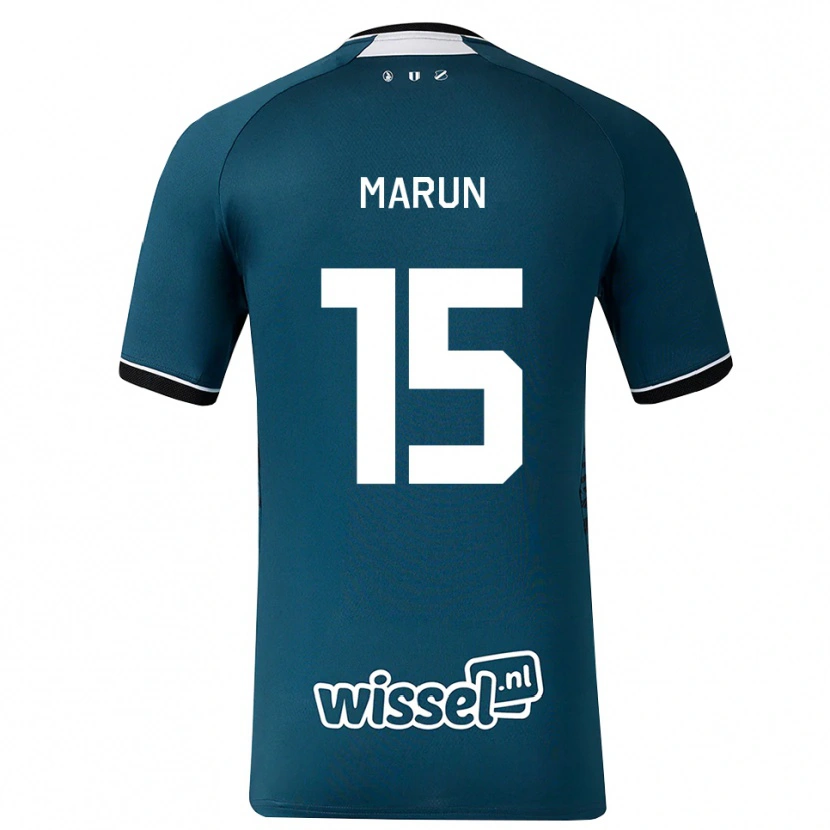 Danxen Enfant Maillot Pedro Marun #15 Darkslategray Blanc Tenues Extérieur 2026/27 T-Shirt