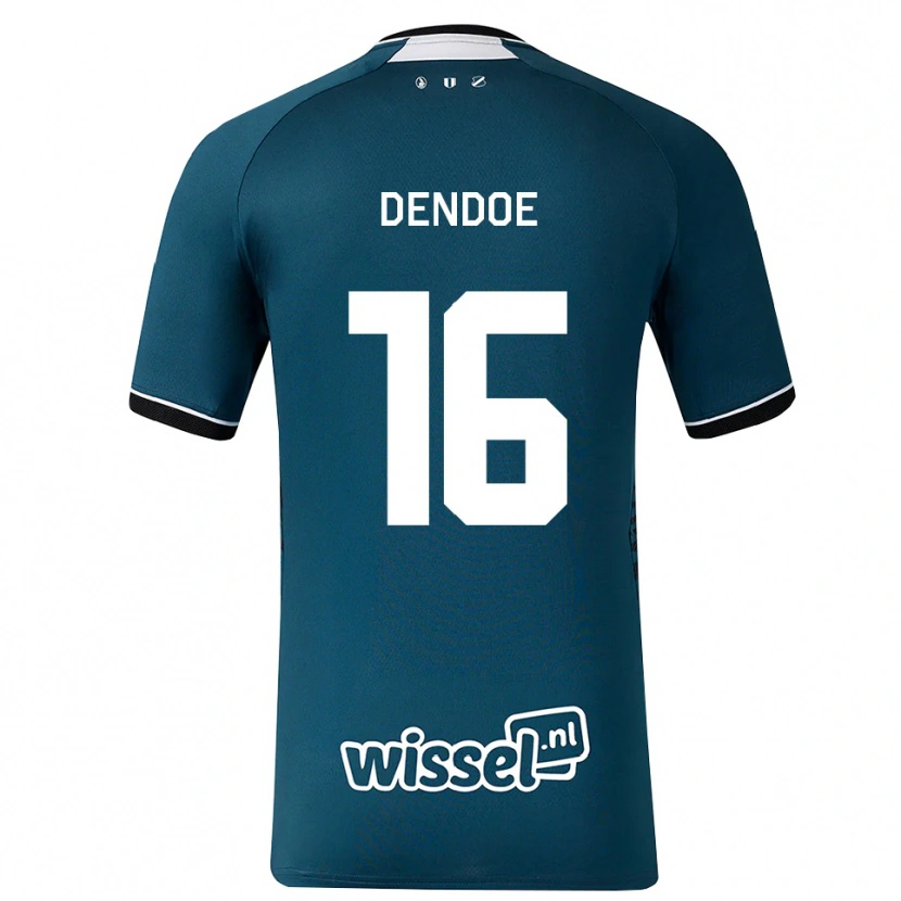 Danxen Enfant Maillot Tyrell Dendoe #16 Darkslategray Blanc Tenues Extérieur 2026/27 T-Shirt