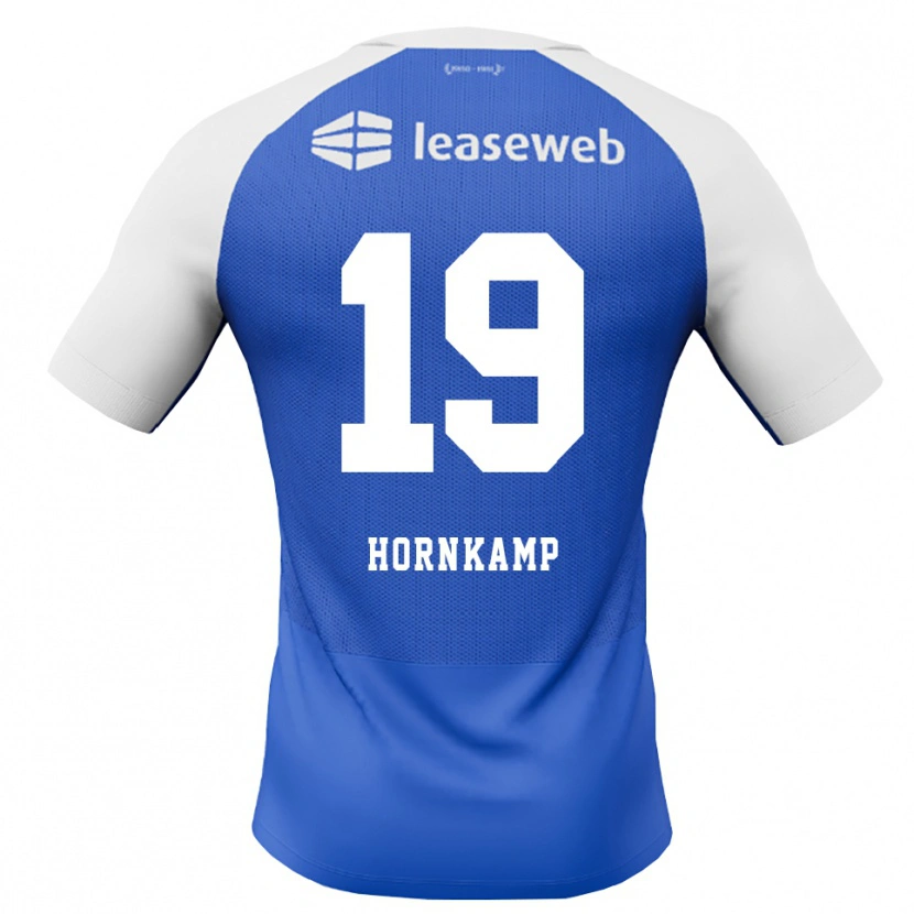Danxen Enfant Maillot Jizz Hornkamp #19 Dodgerblue Rouge Blanc Tenues Extérieur 2026/27 T-Shirt