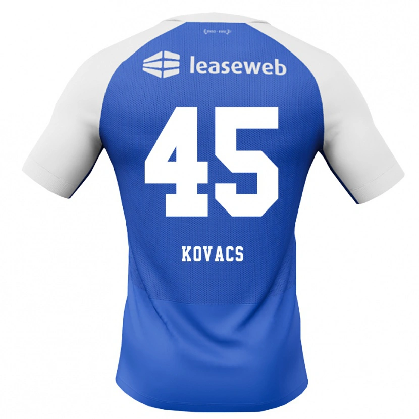 Danxen Enfant Maillot Bendegúz Kovács #45 Dodgerblue Rouge Blanc Tenues Extérieur 2026/27 T-Shirt