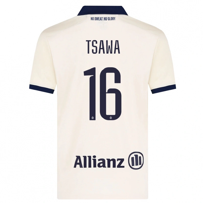 Danxen Enfant Maillot Cheveyo Tsawa #16 Beige Noir Tenues Extérieur 2026/27 T-Shirt