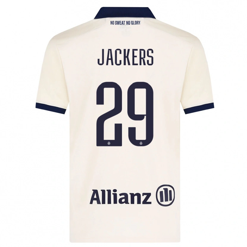 Danxen Enfant Maillot Nordin Jackers #29 Beige Noir Tenues Extérieur 2026/27 T-Shirt