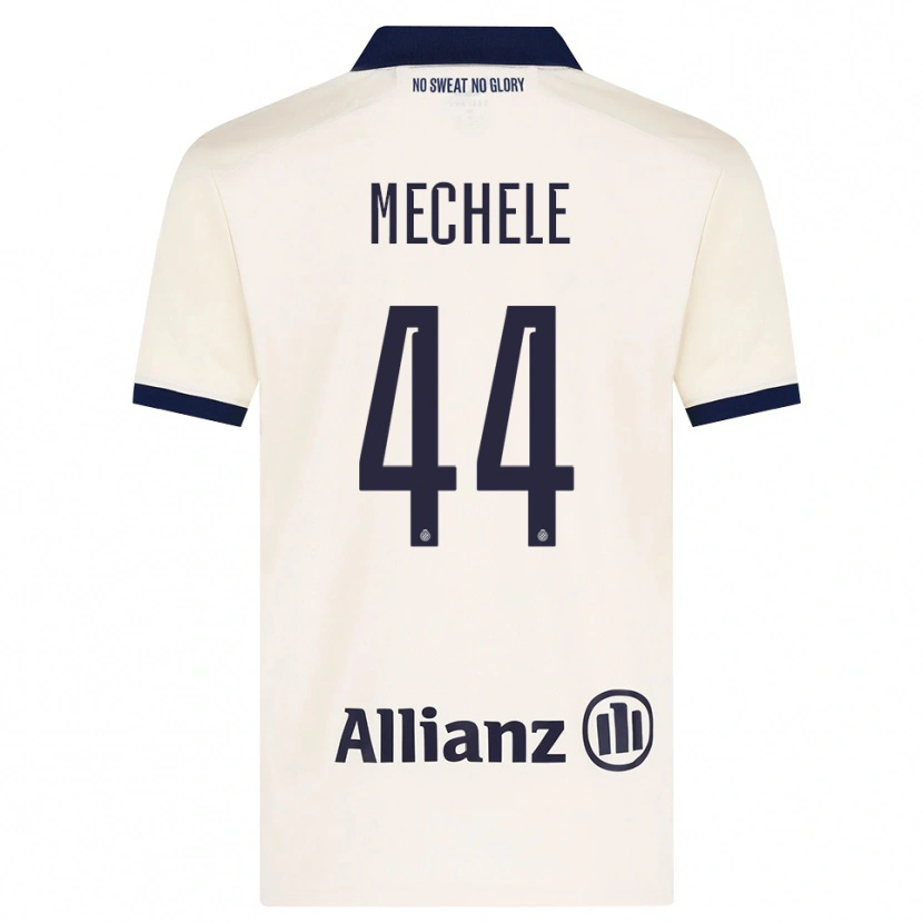 Danxen Enfant Maillot Brandon Mechele #44 Beige Noir Tenues Extérieur 2026/27 T-Shirt