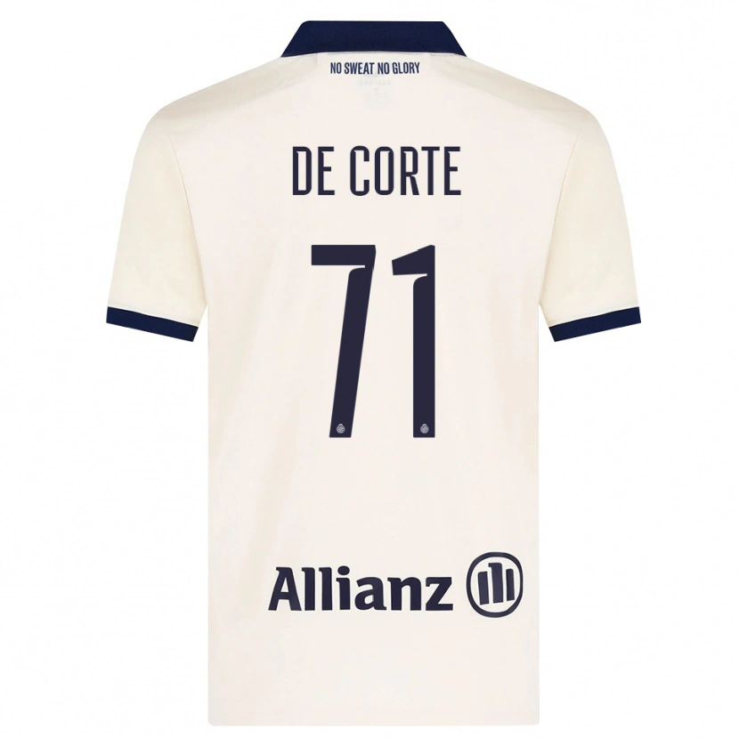 Danxen Enfant Maillot Axl De Corte #71 Beige Noir Tenues Extérieur 2026/27 T-Shirt