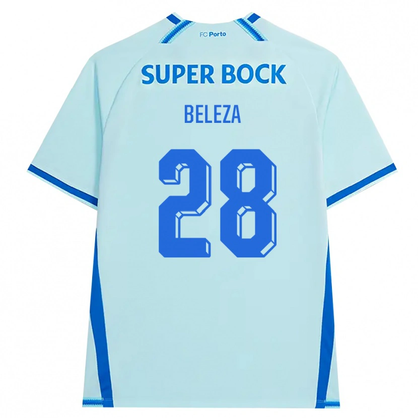 Danxen Enfant Maillot Tatiana Beleza #28 Cyan Clair Bleu Troisieme 2026/27 T-Shirt