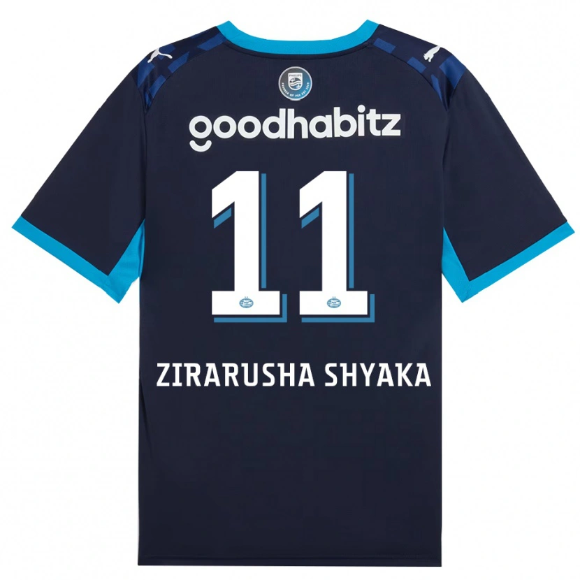 Danxen Enfant Maillot David Zirarusha Shyaka #11 Dodgerblue Royalblue Troisieme 2026/27 T-Shirt