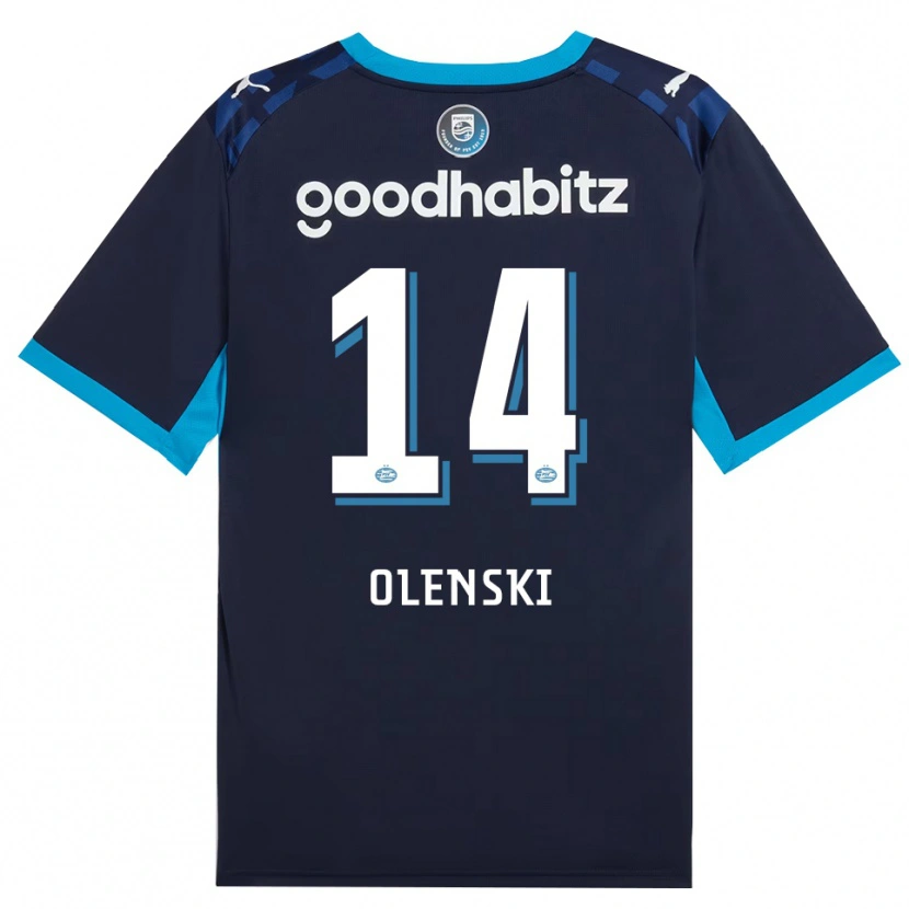 Danxen Enfant Maillot Rayjen Olenski #14 Dodgerblue Royalblue Troisieme 2026/27 T-Shirt