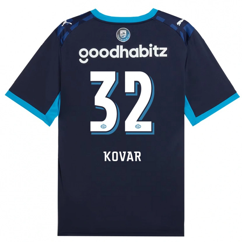 Danxen Enfant Maillot Matej Kovar #32 Dodgerblue Royalblue Troisieme 2026/27 T-Shirt